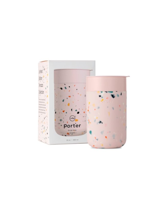 PORTER MUG 16oz (TERRAZZO BLUSH)