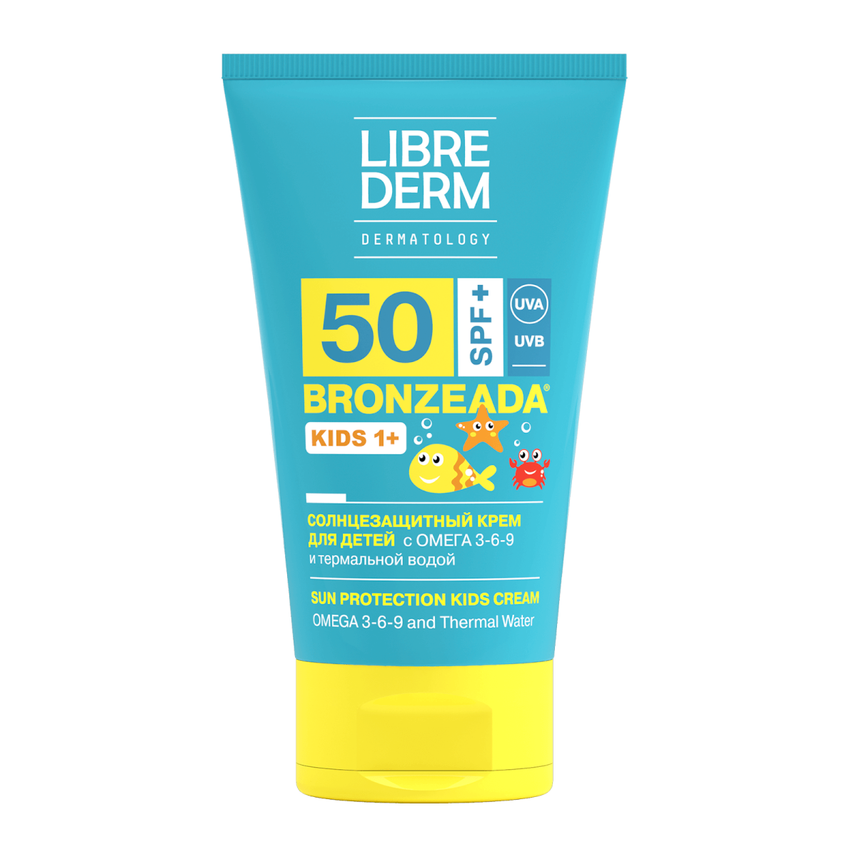كريم واقي من الشمس للأطفال SPF50+ مع أوميغا 3-6-9 والمياه الحرارية – 150 مل