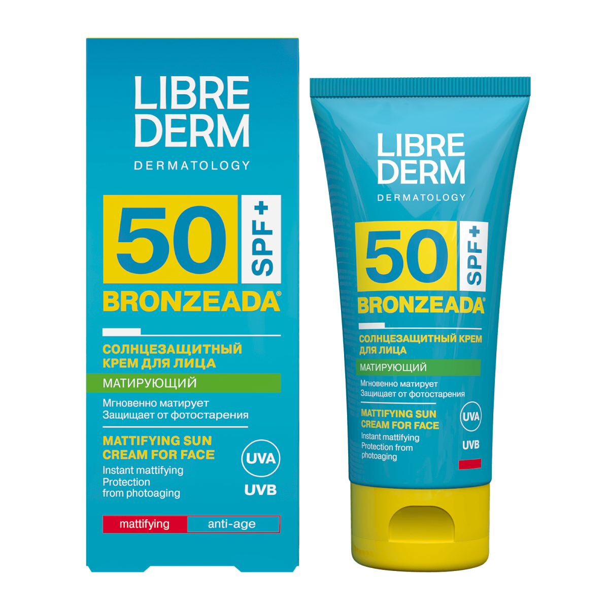 كريم واقي من الشمس مطفٍ للمعان للوجه SPF50 – 50 مل