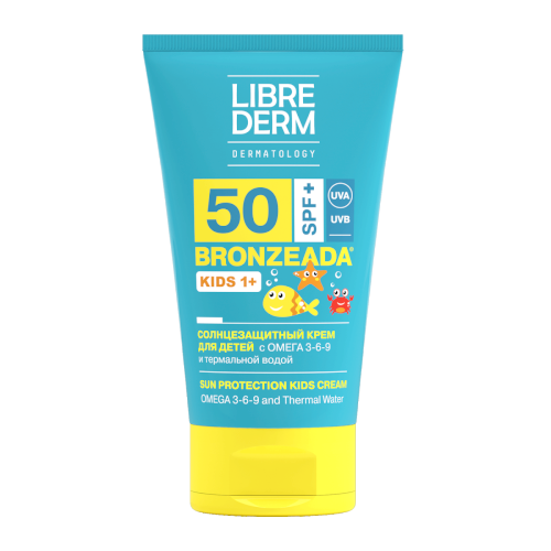 كريم واقي من الشمس للأطفال SPF50+ مع أوميغا 3-6-9 والمياه الحرارية – 150 مل