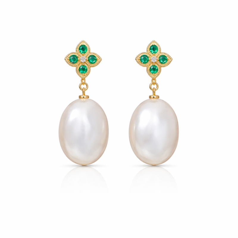 Emerald Bloom Pearls