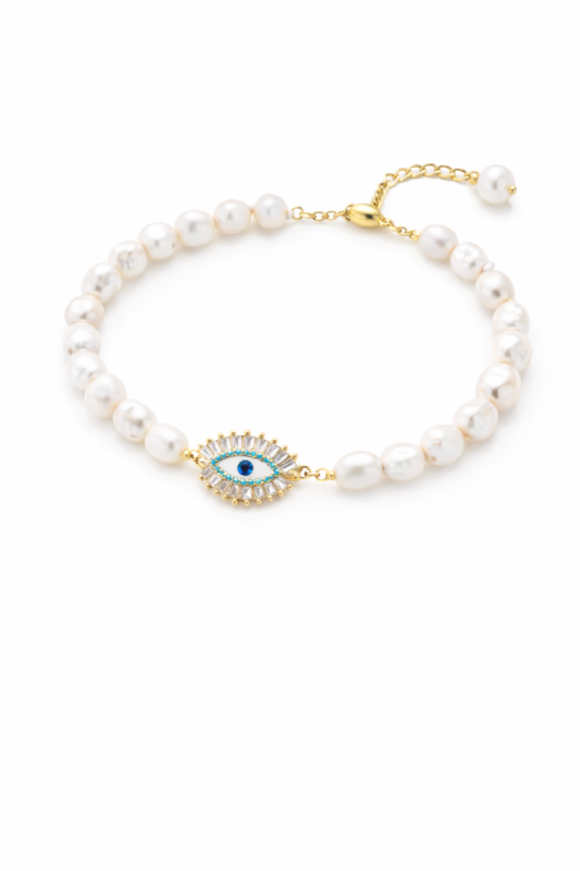 Zircon Blue eye bracelet