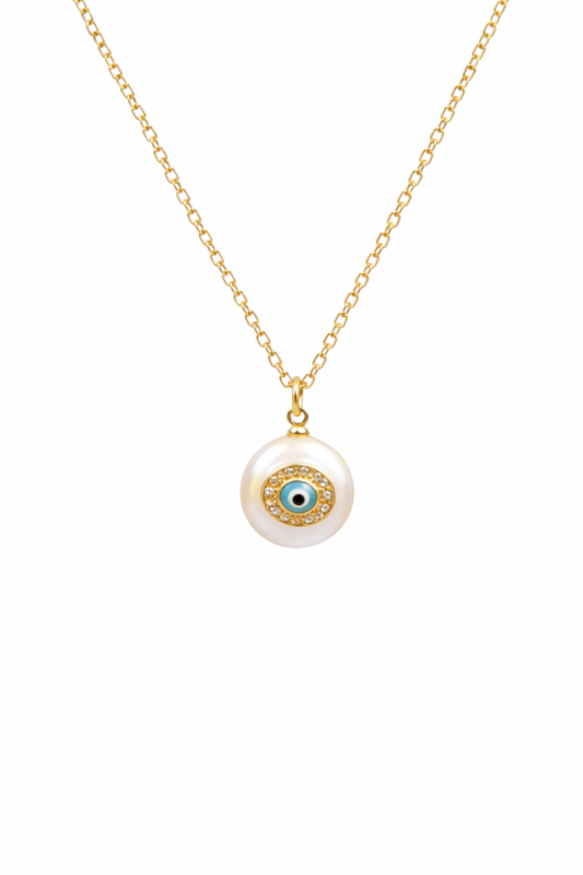 Blue eye necklace