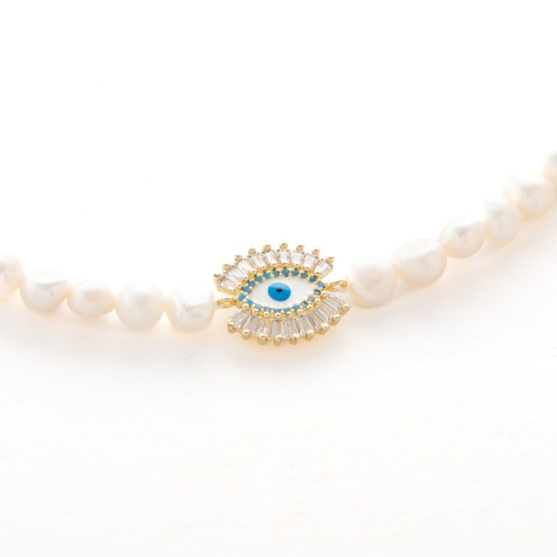Zircon Blue eye bracelet