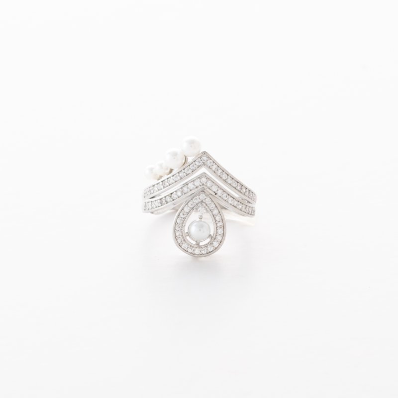 Crown Pearl Ring