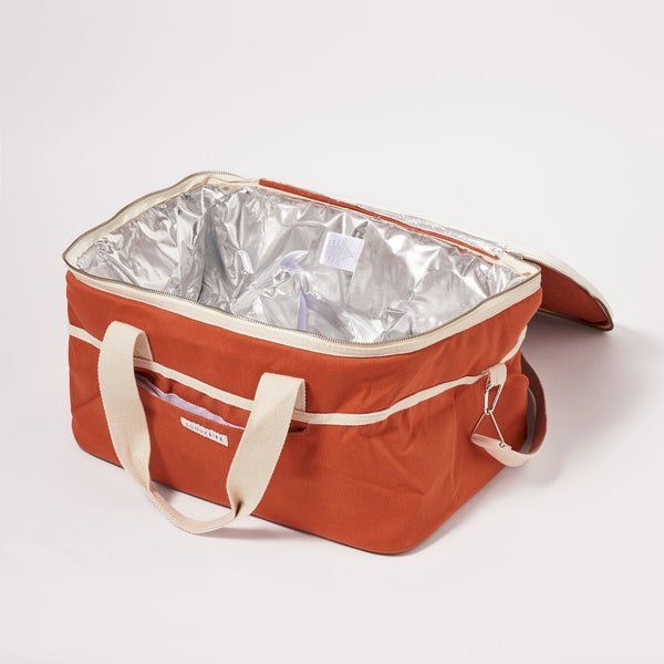 Canvas Drinks Bag Terracotta