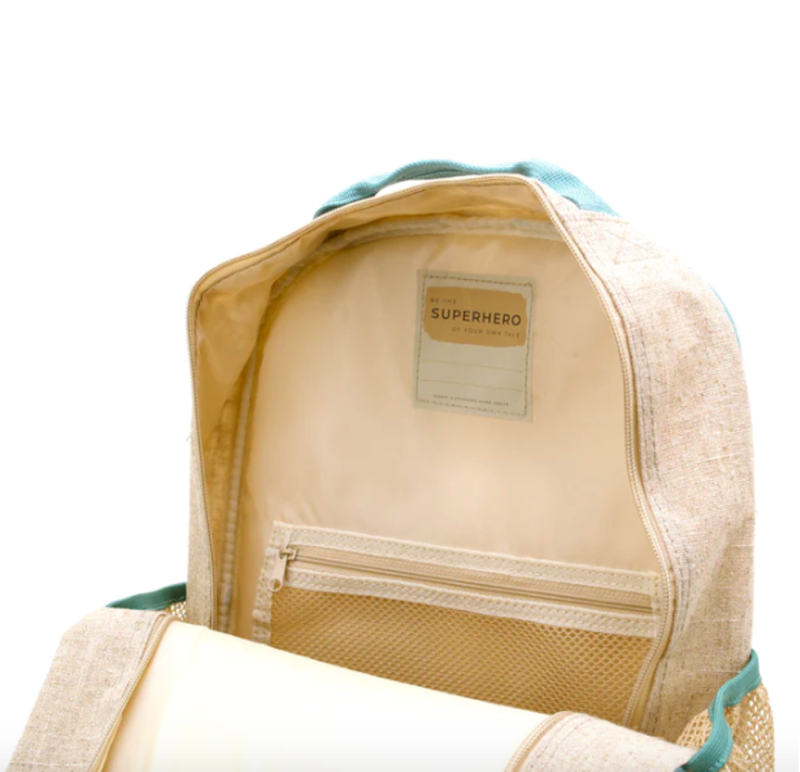 Green Stegosaurus Grade School Backpack