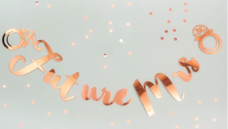 Rose Gold Future Mrs Garland