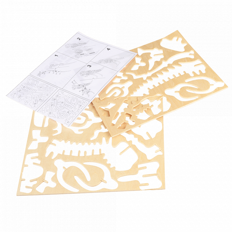 3D wooden puzzle - Tyrannosaurus