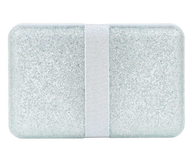 Glitter Lunch box Silver
