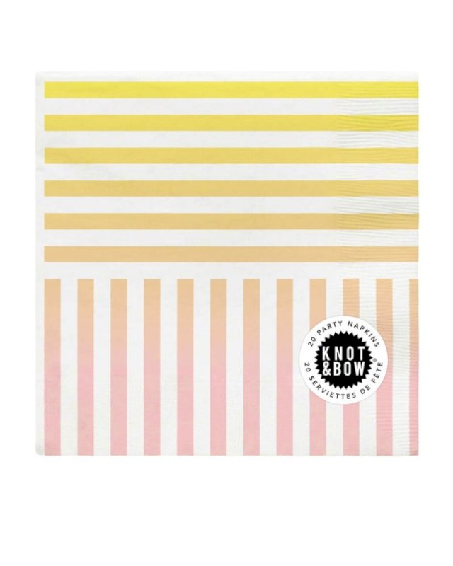 Rainbow Stripe Napkins