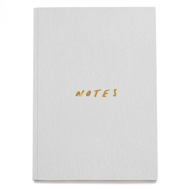 Grey Kraft Notes Notebook
