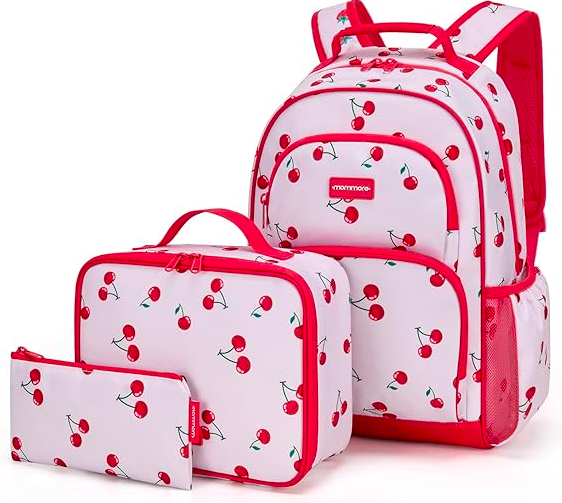 Red Cherry Backpack Set