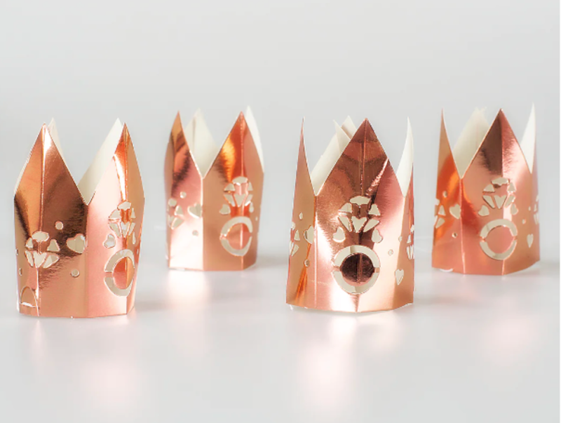 Rose Gold Mini Crowns