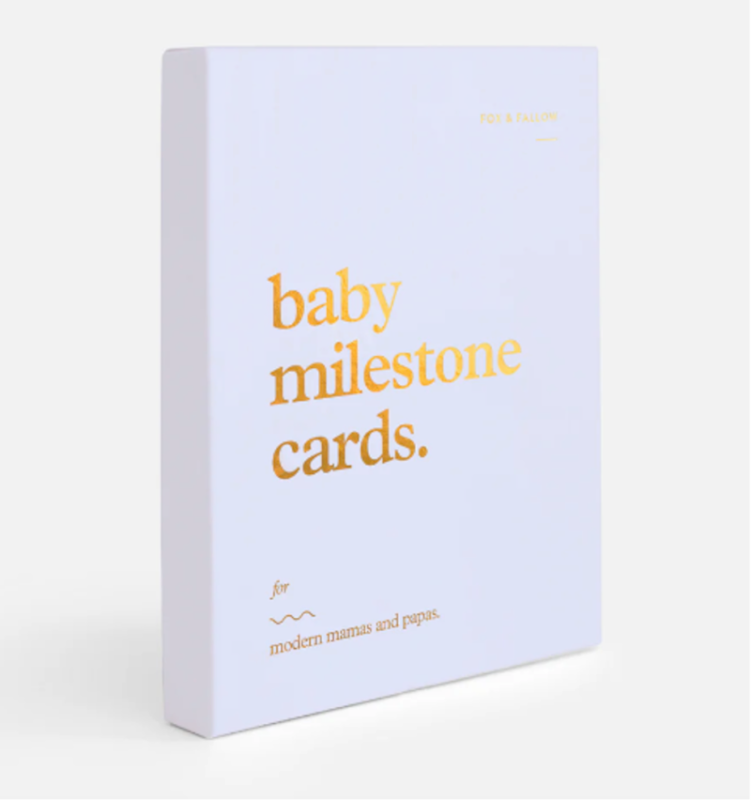 Baby Milestone Card Powder Blue