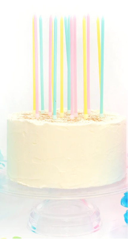 Pastel Tall Candles