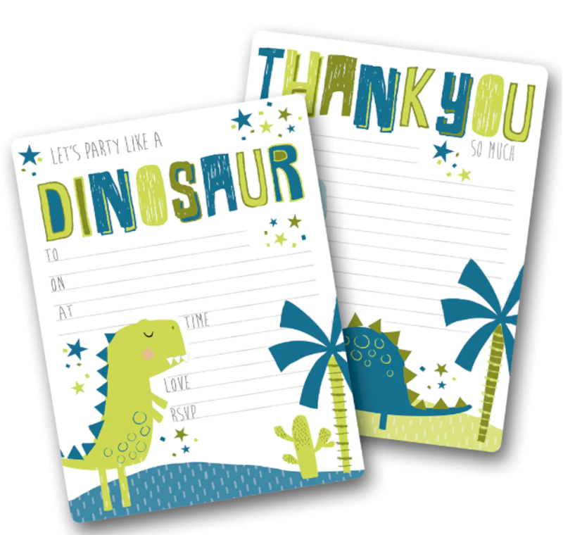 Dino Invites