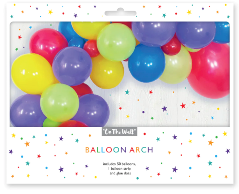 Multi-coloured Balloon Arch