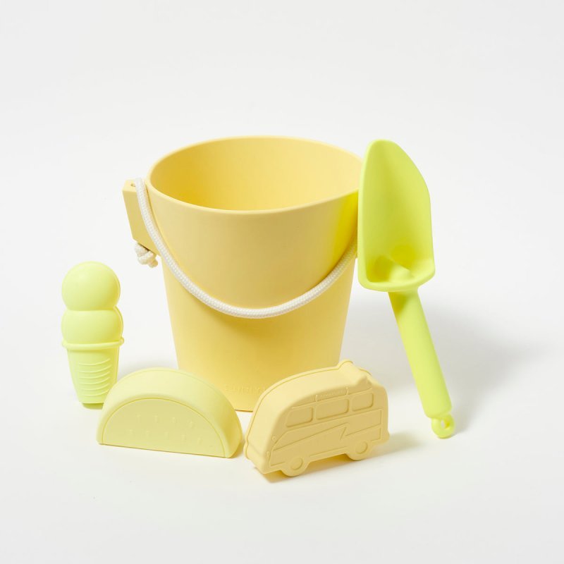 Silicone Bucket & Spade Set Citrus