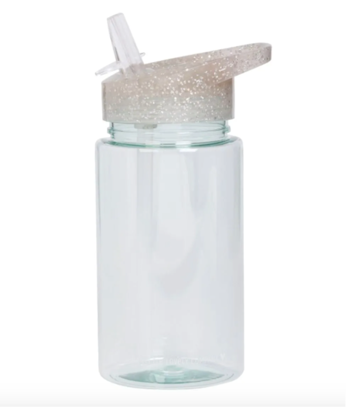 Drink bottle: Glitter - silver
