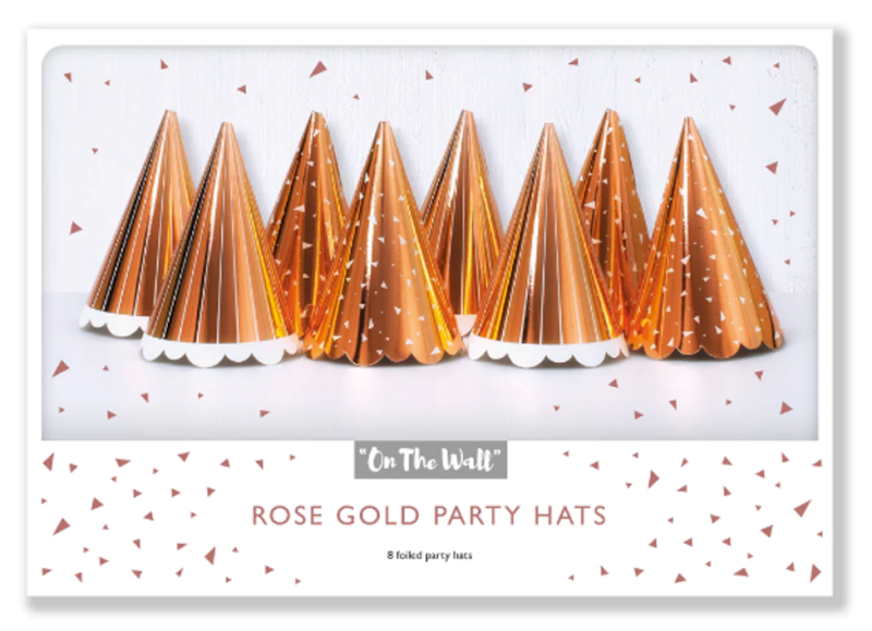 Rose Gold Party Hats