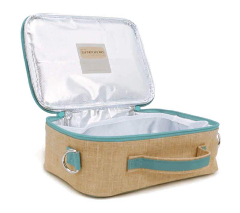 Green Stegosaurus Lunch Bag