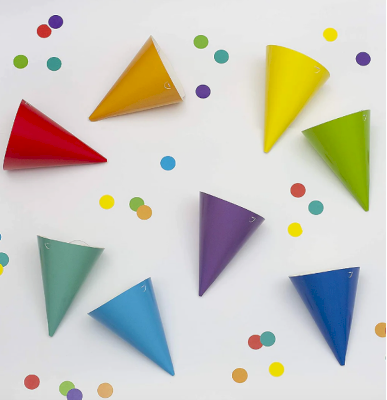 Multicoloured Party Hats