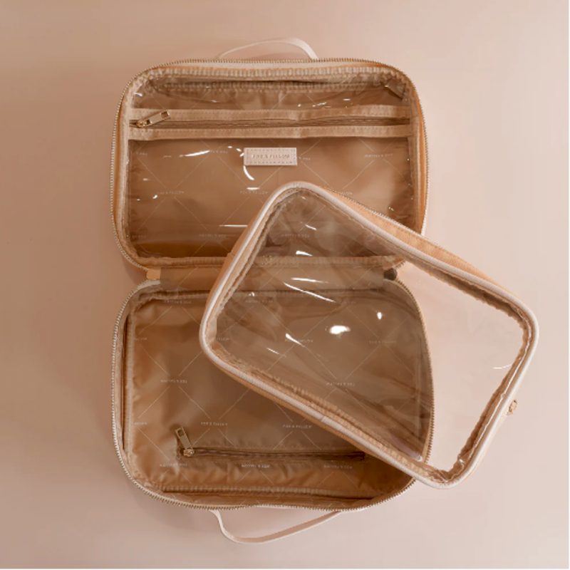 Caramel Riple Cosmetic Bag