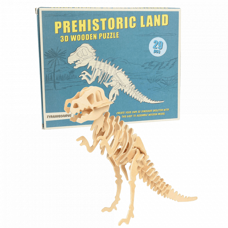 3D wooden puzzle - Tyrannosaurus