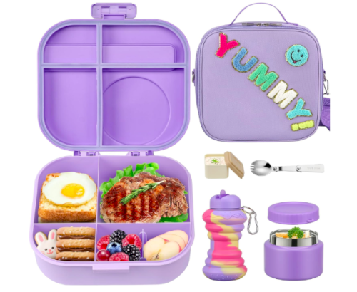 Kids Bento Set (Purple)