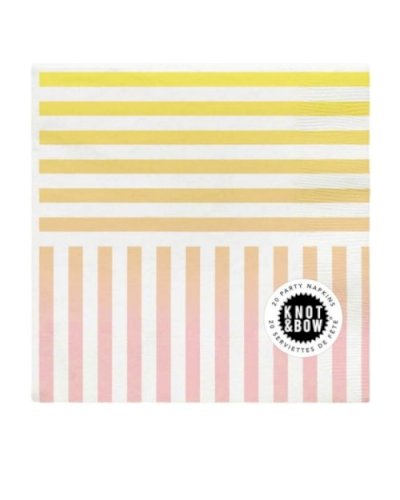 Rainbow Stripe Napkins