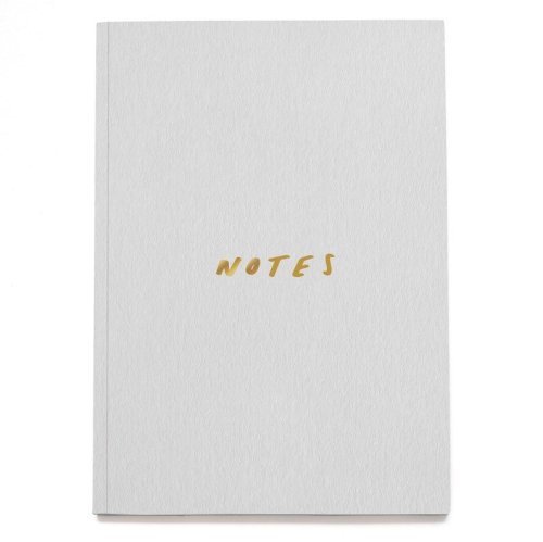 Grey Kraft Notes Notebook