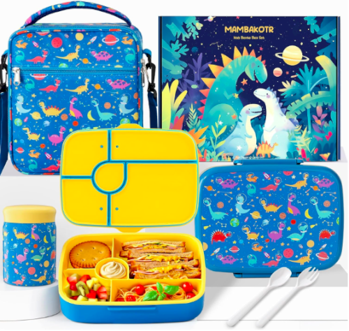 Kids Bento (Blue Dinosaur)