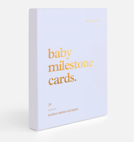 Baby Milestone Card Powder Blue