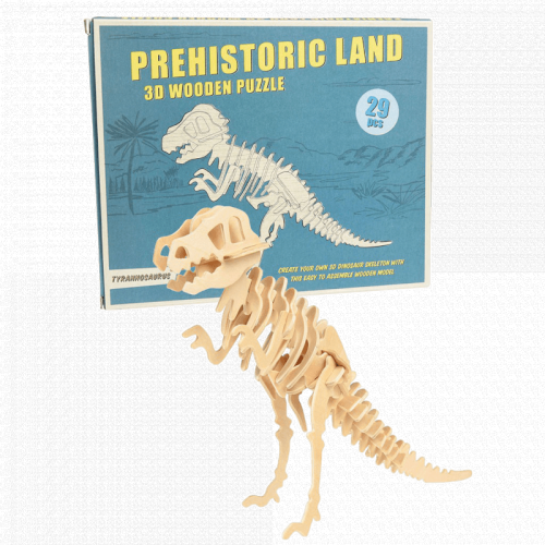 3D wooden puzzle - Tyrannosaurus