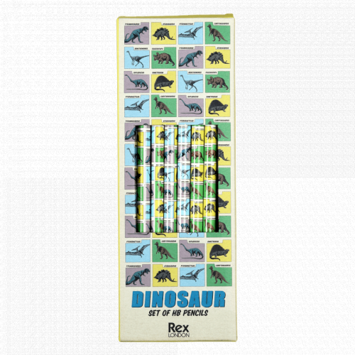 HB pencils (pack of 6) - Prehistoric Land
