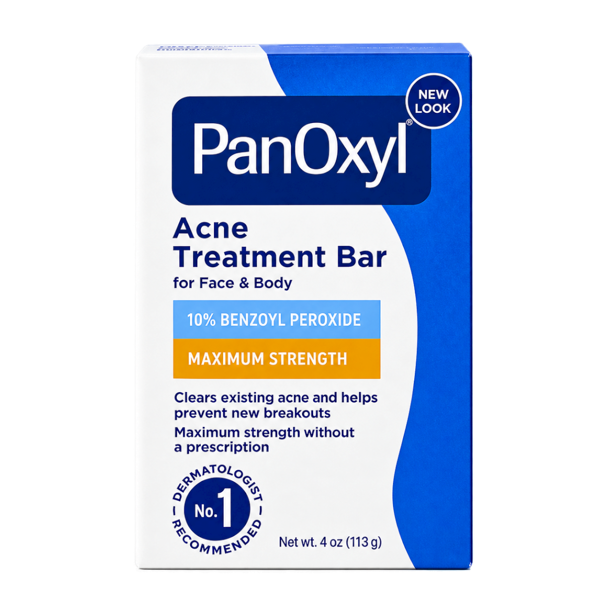 PanOxyl Acne Treatment Bar, 10% Benzoyl Peroxide,
