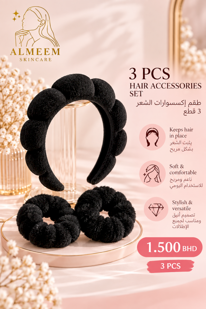 3pcs Women Solid Wid