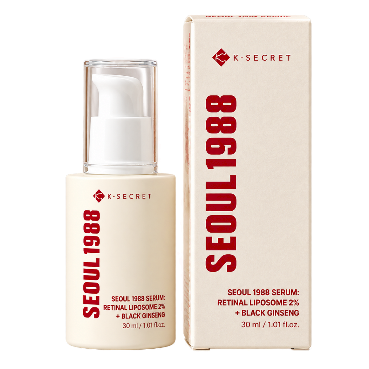 KSECRET* SEOUL 1988 Retinal Liposome 2% + Black Ginseng
