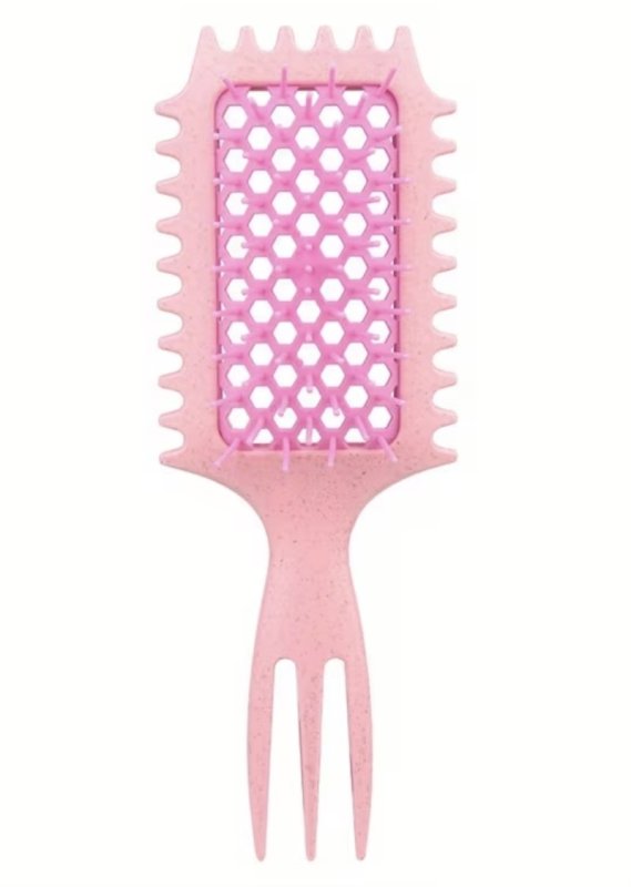 1pc Nylon Bristle Hair Styling Comb for Curly Hair