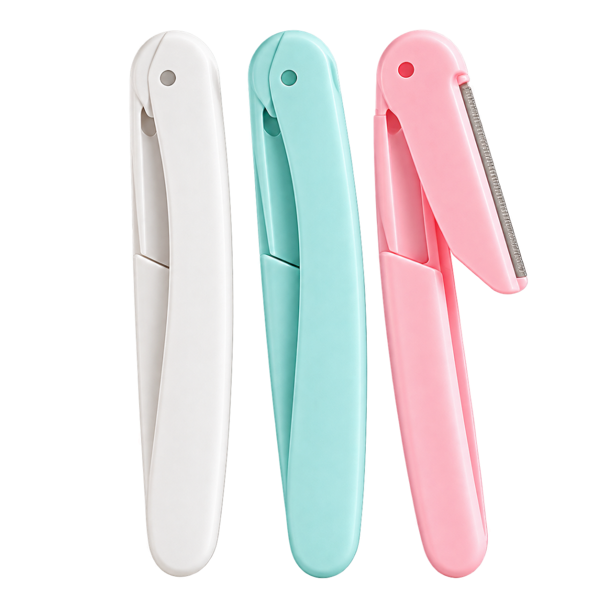 3Pcs /Set Womens Precision Hair Removal Set - Safe & Painless Eyebrow Trimmer & Shaver