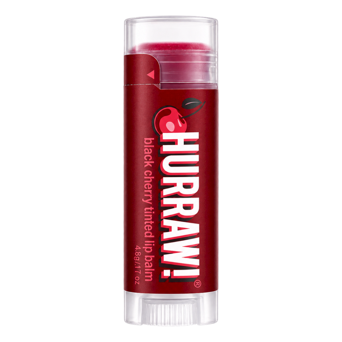 Hurraw! Balm Tinted Lip Balm, Black Cherry