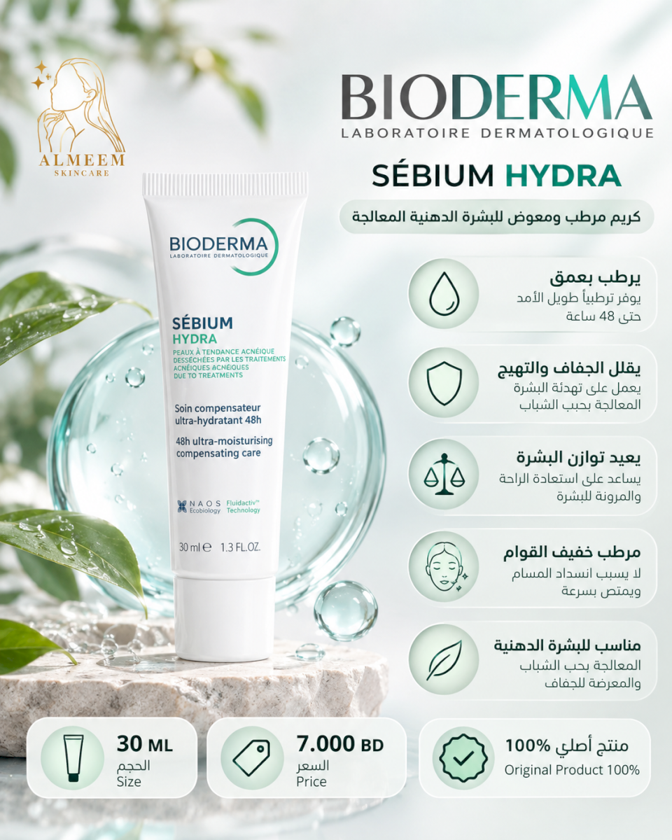 Bioderma Sebium Hydra Moisturising Replenishing Care
