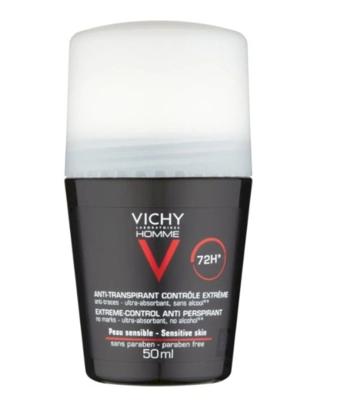 Vichy Homme 72hr Extreme Anti- Perspirant Roll-on