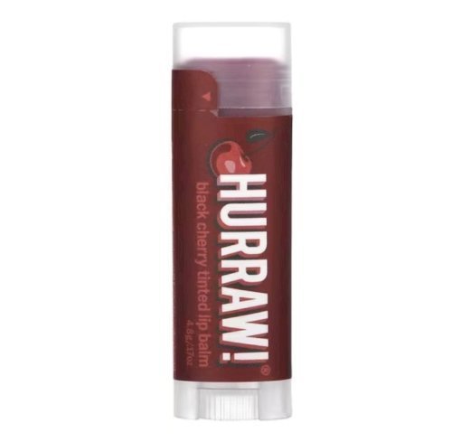 Hurraw! Balm Tinted Lip Balm, Black Cherry