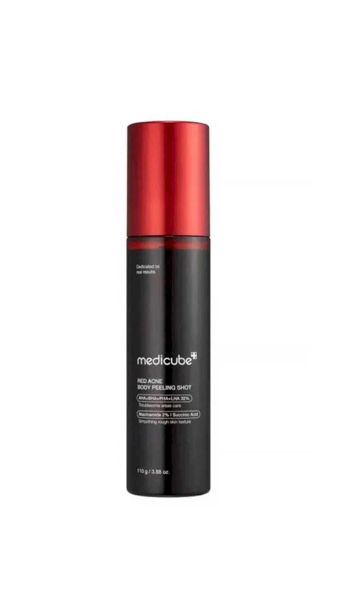 مقشر الجسم لتخلص من التصبغات وحب الشباب والبثور Medicube Red Acne Body Peeling Shot