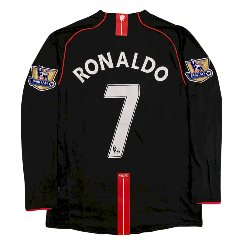 Man United 2007/08 - Away kit - Long sleeves