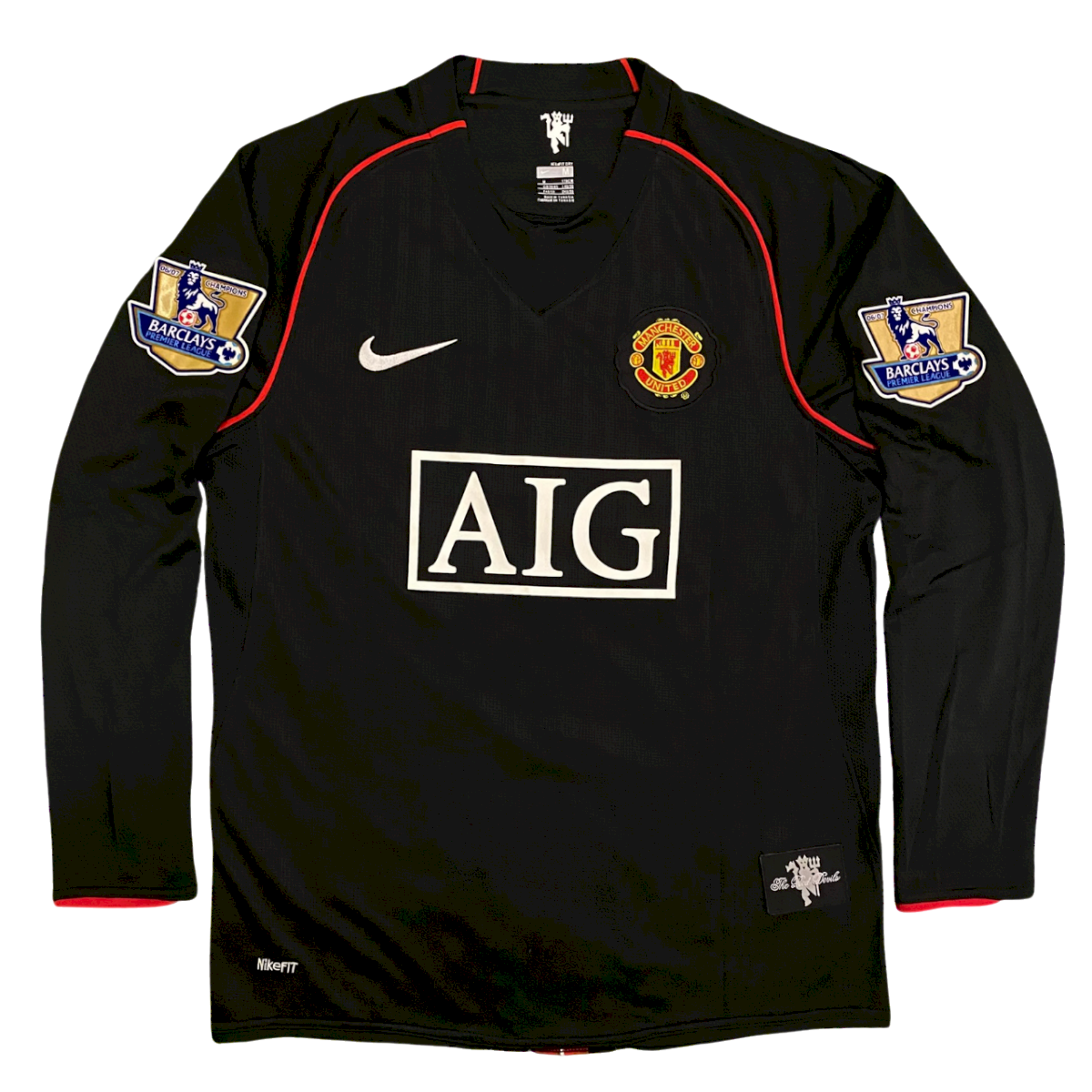 Man United 2007/08 - Away kit - Long sleeves