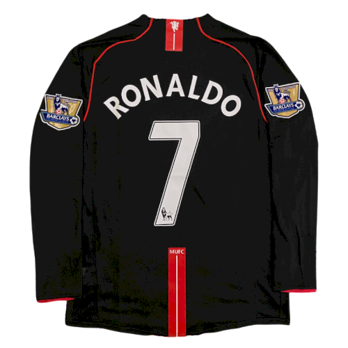 Man United 2007/08 - Away kit - Long sleeves