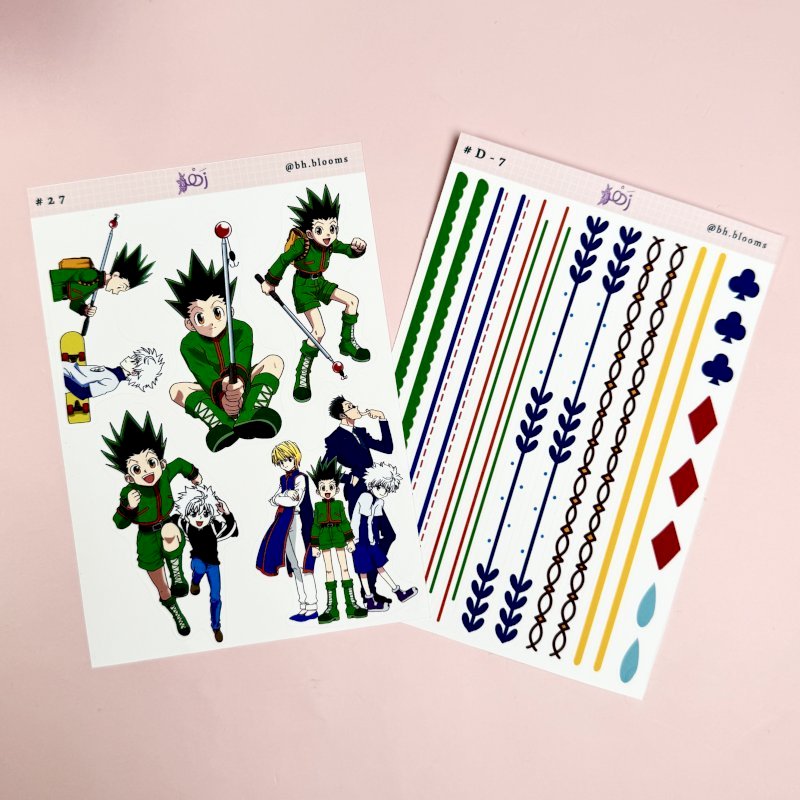 مجموعة ملصقات الاولاد مع التزيين